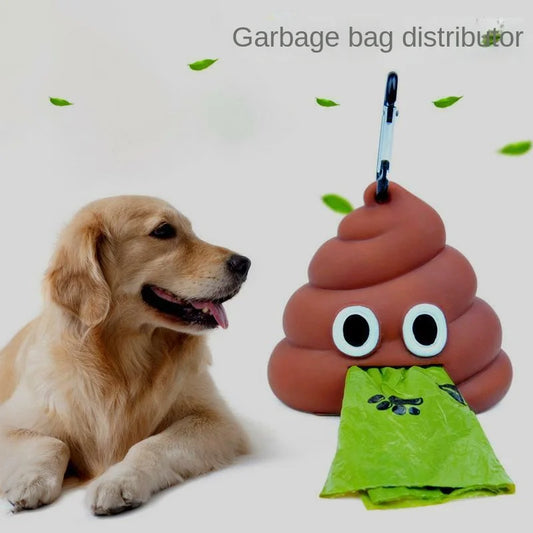 Portable Pet Waste Bag Dispenser with Carabiner Clip