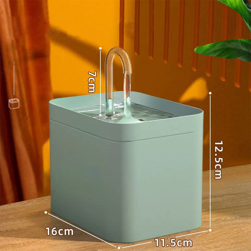 Ultra-Quiet Smart Pet Water Fountain with Automatic Filtration