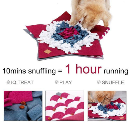 Pet Snuffle Mat - Interactive Dog Nosework Toy and Stress Reliever